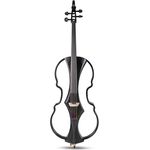GEWA E-Cello Novita 3.0-4/4, elektronisches Cello mit Carbonrahmen, Massivholz-Korpus und Preamp-System, schwarz, Made in Germany