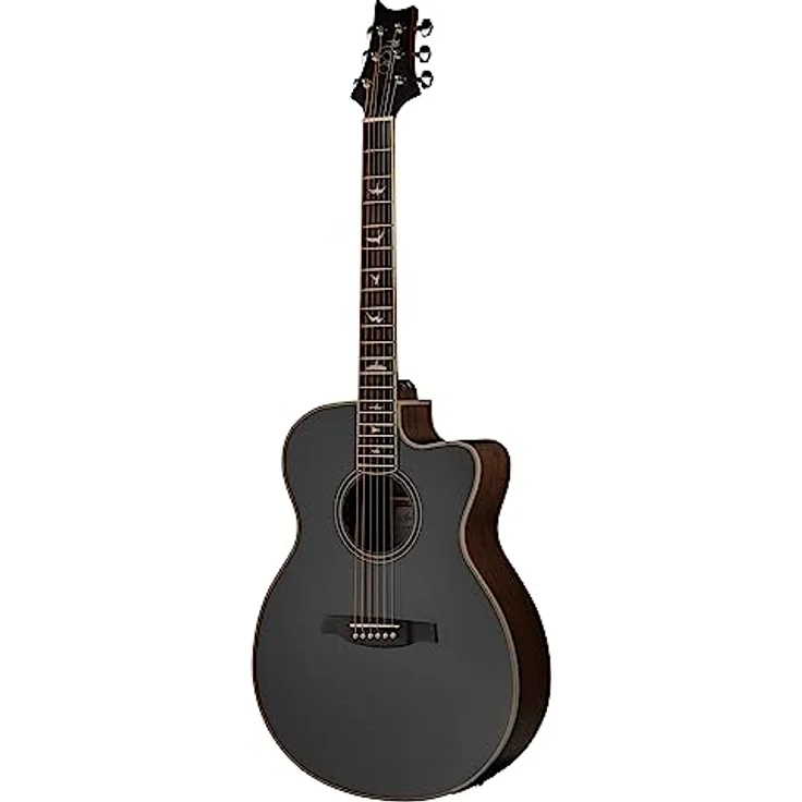 PRS SE A20E BX, Angelus Cutaway Westerngitarre mit Mahagoni-Oberfläche und PRS-voiced Fishman Sonitone, schwarz – Bild 2