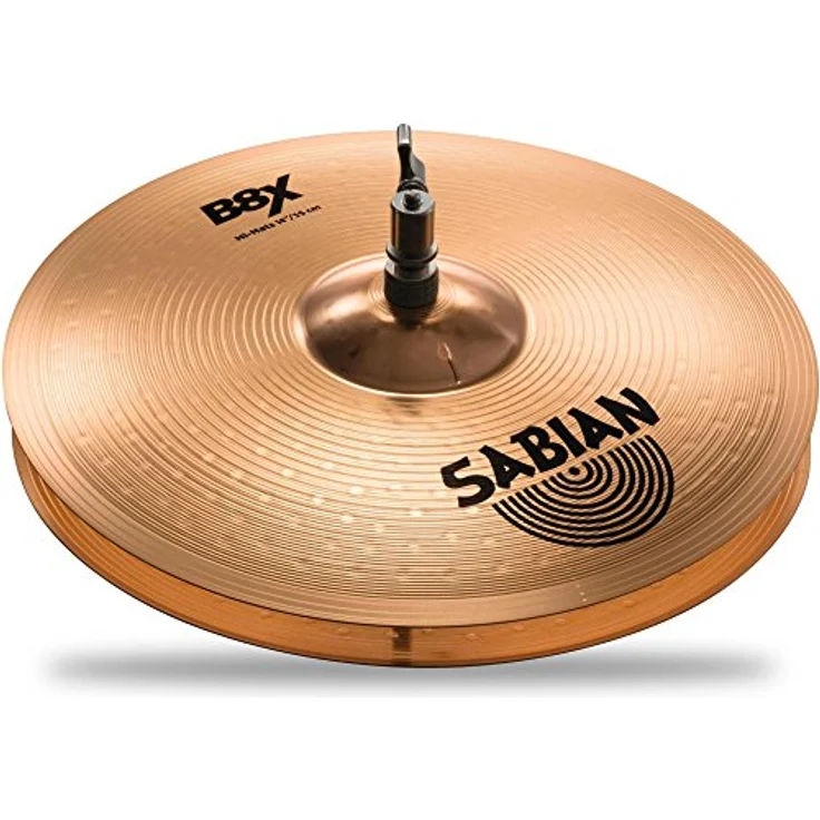Sabian 14" B8X Hi-Hat Becken, knackige und lebendige Stick- und Pedalansprache, bronzefarben – Bild 1