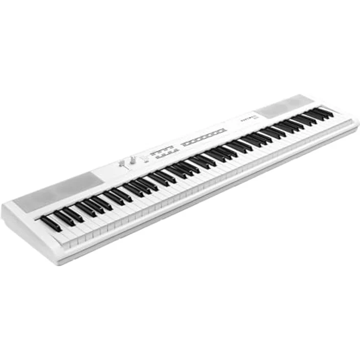Kurzweil KaS1, Digitales Piano mit 88 Tasten Hammermechanik, 128-stimmiger Polyphonie, KORE 1.0 Sound Library, USB-Audio- und MIDI-Anschluss, weiß – Bild 1