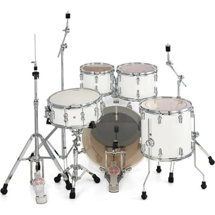 Sonor AQ1 Studio Set PW, Schlagzeugset aus 100% Birkenholz mit 20"x16" Bass Drum, Piano White – Bild 3