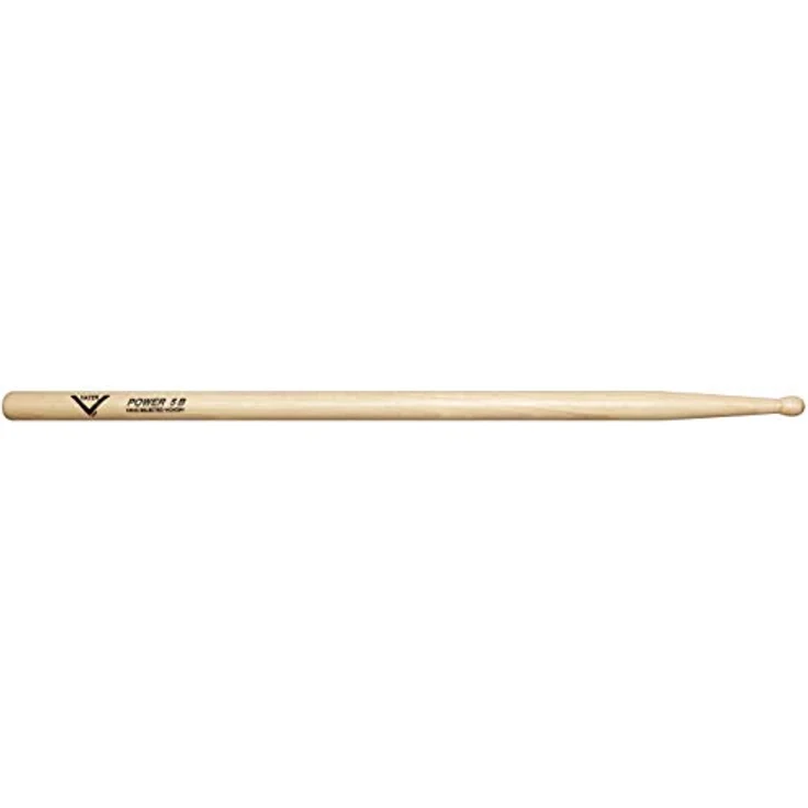 Vater 5B Power Drum Sticks, American Hickory Holz, 16 1/2" Länge, 0,610" Durchmesser, Holz Kopf – Bild 2