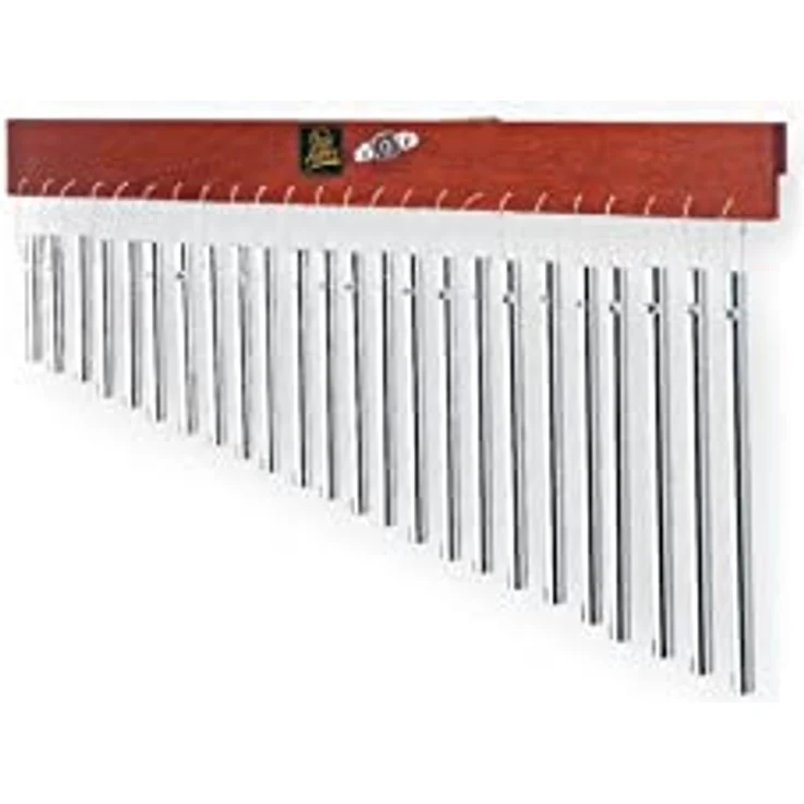 Latin Percussion LP860830 Aspire Bar Chimes, 24 einreihige Klangstäbe aus Aluminium mit Nylonschnurbefestigung