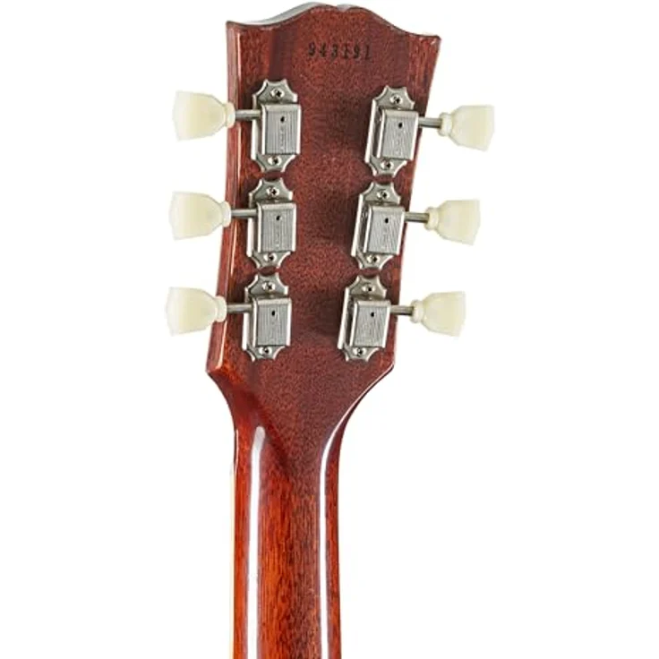Gibson Les Paul 59 DL Light Aged, E-Gitarre mit geflammter Ahorn Decke, massiven Mahagoni Korpus, Dirty Lemon - Light Aged – Bild 5
