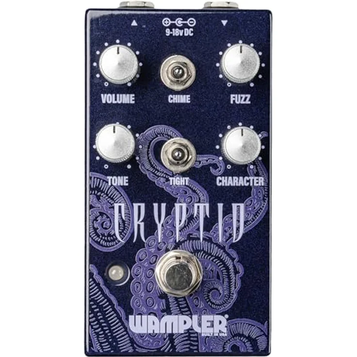 Wampler Cryptid Fuzz, Effektpedal für E-Gitarre mit Volume, Tone, Fuzz und Character Reglern, Made in USA – Bild 2