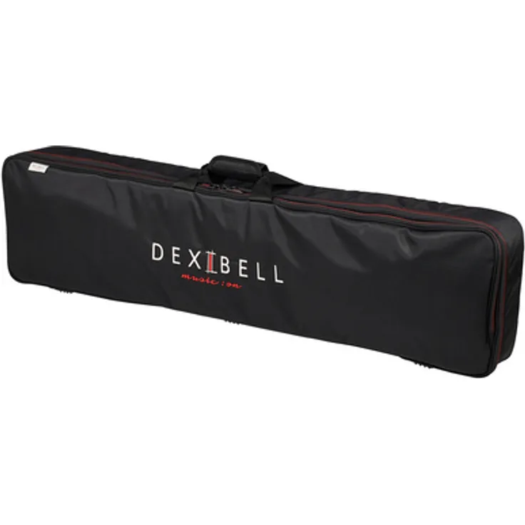 Dexibell DX BAGS1, Keyboardkoffer mit 25 mm Polsterung für Vivo Stage S-1, Rucksackgarnitur, Außenmaße 1150x330x180 mm, Gewicht 3,5 kg