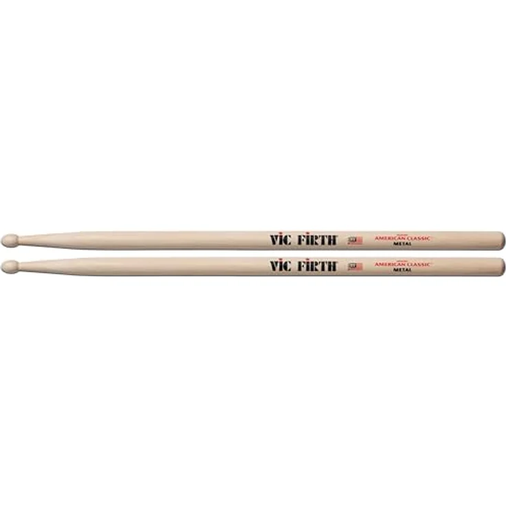 Vic Firth Classic Metal, American Hickory Drumsticks mit hochwertigem Material und Langlebigkeit – Bild 4