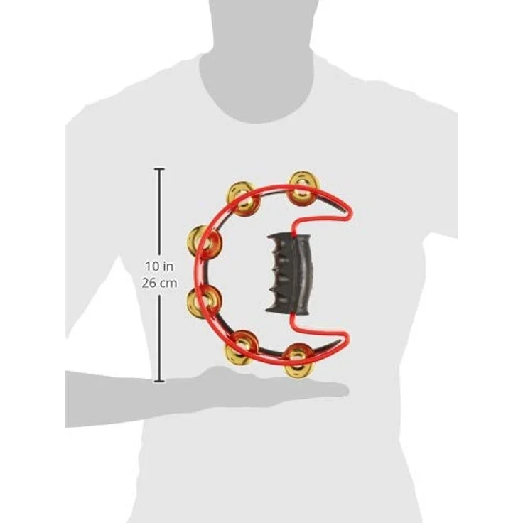 Pearl PTM50BHR Ultra Grip Tambourine mit Messingschellen und "Jingle-Control"-System, inkl. Quick-Mount Halterung – Bild 4