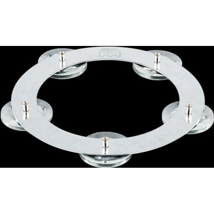 Meinl DCRING Dry Ching Ring, 6 Zoll Tambourine mit 5 Paar Zinkschellen, passend für Hi-Hats und Becken, aus Stahl – Bild 8