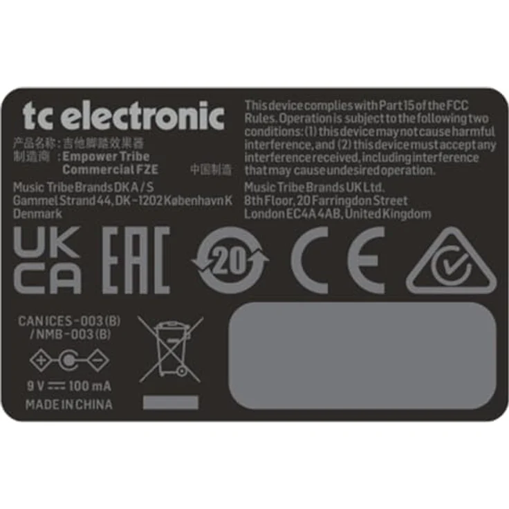 tc electronic Mimiq Doubler, Gitarren-Effektpedal für realistischer Gitarren-Doubler, bis zu 3 zusätzliche Spuren, Stereo-I/O, True Bypass – Bild 2