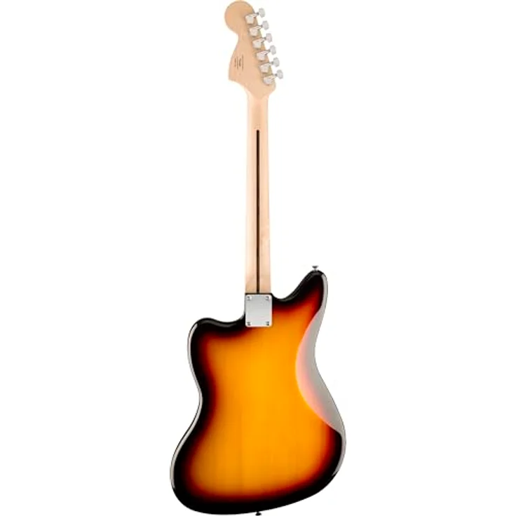 Fender Squier Affinity Jaguar LRL, E-Gitarre in 3-Color Sunburst mit klassischem Design – Bild 2