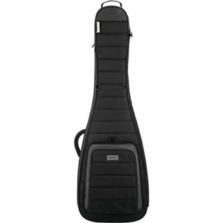Mono Cases Classic Ultra Bass Case, Gigbag für E-Bass mit abnehmbaren Rollen, Kopfstütze, wasserfestem Material, Schwarz