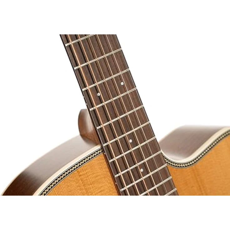 Cort Essence OC 4 Natural, Westerngitarre mit massiver torrifizierter Sitka-Fichtendecke, Mahagoni Korpus und Fishman Presys VT System, Natur – Bild 12