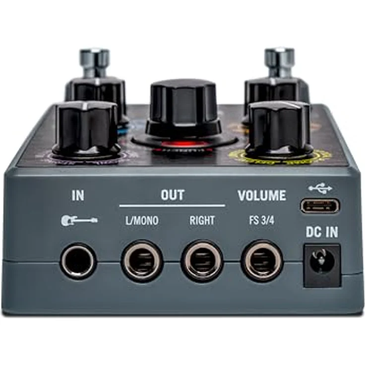 Line6 Pod Express Bass, Multi-Effektpedal für E-Bass mit 7 Verstärker- und 17 Effektmodellen, Fußpedalformat – Bild 2