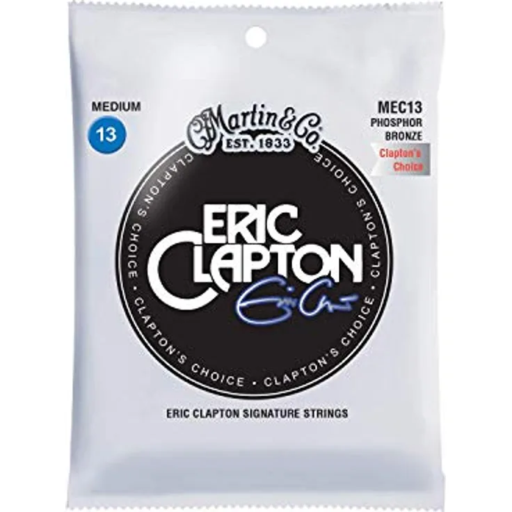 MARTIN Akustikgitarrensaiten, Eric Clapton's Choice, Medium 13-56, 92/8 Phosphor Bronze (MEC13)
