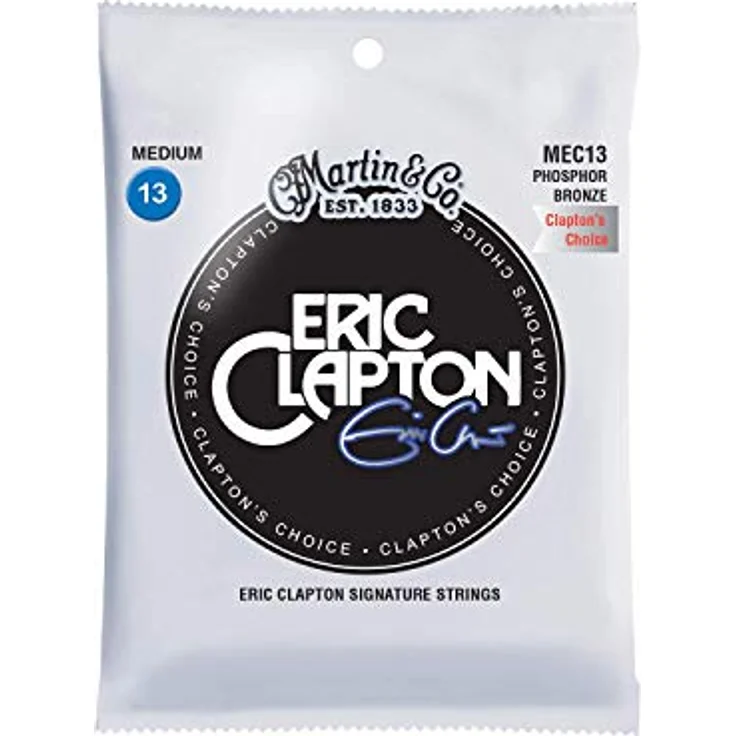 MARTIN Akustikgitarrensaiten, Eric Clapton's Choice, Medium 13-56, 92/8 Phosphor Bronze (MEC13) – Bild 1