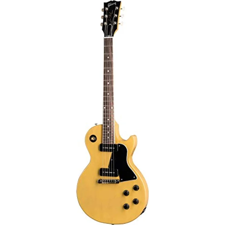 Gibson Les Paul Special SC, E-Gitarre mit P90 Tonabnehmern, Mahagoni Korpus, TV Yellow, inkl. Hardshell Case – Bild 5
