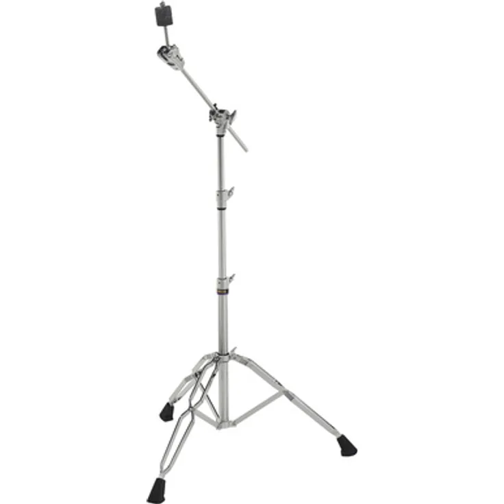 Yamaha CS-865 Cymbal Boom Stand, doppelstrebig, einstellbare Höhe 94-175 cm, ohne Gegengewicht, Anschlagsfreie Becken Kippvorrichtung