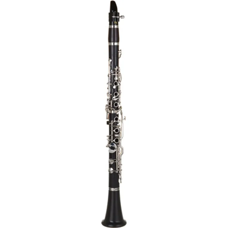 Thomann GCL-420 MKII Bb-Klarinette, 20 Klappen, aus naturbelassenem Grenadillholz, versilberte Mechanik, inkl. ESM Mundstück und Luxus Light Etui