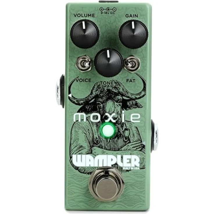 Wampler Moxie Overdrive, Kompaktes E-Gitarre Effektpedal mit Voice- und Fat-Schalter für vielseitigen Overdrive-Sound – Bild 5