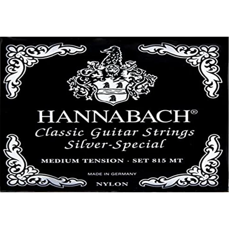 Hannabach 815MT Bass Strings, 3er Set für Konzertgitarre, Medium Tension, Silver-Special beschichtet – Bild 2