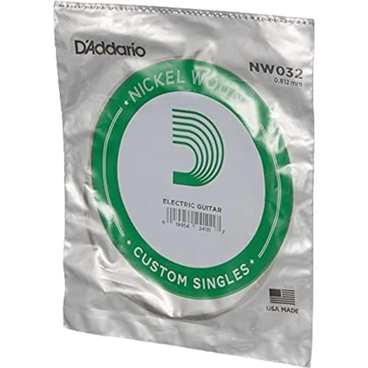 D'Addario NW032, Nickel-Einzelsaite für Gitarren 0,081 cm (0,032 Zoll), hochwertige Verarbeitung und ausgewählte Materialien – Bild 3