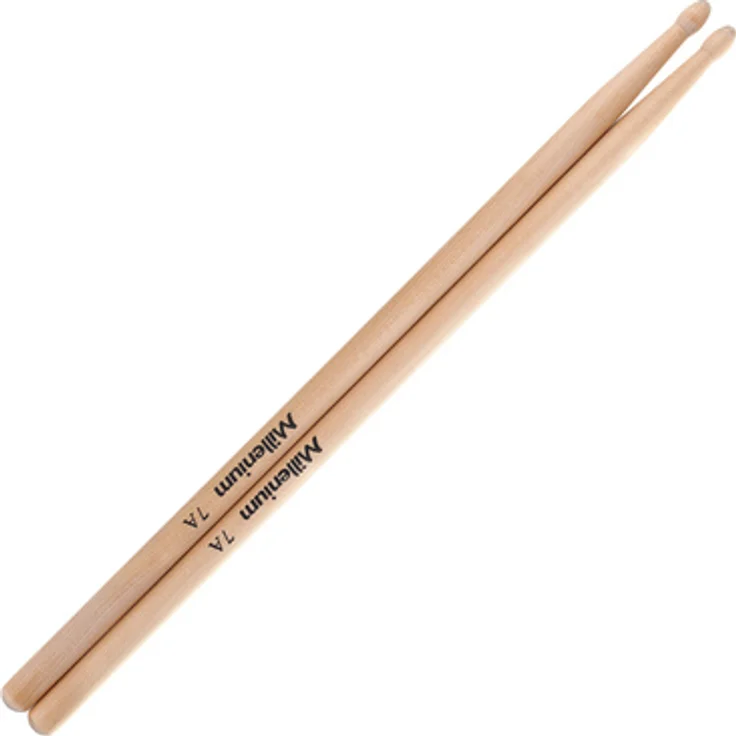 Millenium 7A Drumsticks, Maple Holz, Paarpreis mit Holzkopf