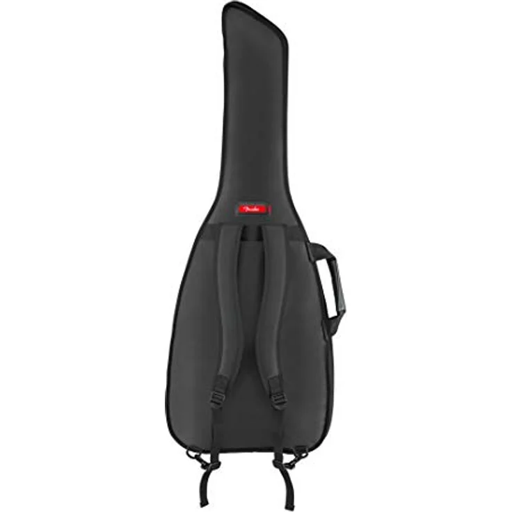 Fender FESS-610 Shortscale Gitarrentasche, E-Gitarre Gig Bag aus 600D Polyester mit 10mm Polsterung, ergonomischen Rucksackgurt, Schwarz – Bild 3