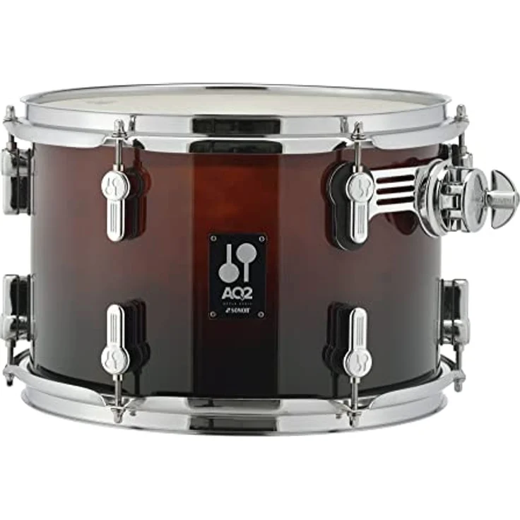 Sonor AQ2 Stage Set BRF, Schlagzeugset mit 7-lagigen Ahornkesseln, 22" Bass Drum, 10" und 12" Tom, 16" Stand Tom, 14" Snare Drum, hochglanzlackiert in Brown Fade – Bild 3