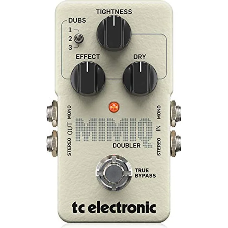 tc electronic Mimiq Doubler, Gitarren-Effektpedal für realistischer Gitarren-Doubler, bis zu 3 zusätzliche Spuren, Stereo-I/O, True Bypass