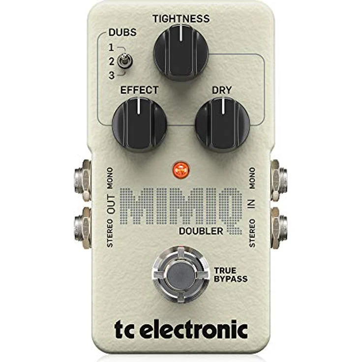 tc electronic Mimiq Doubler, Gitarren-Effektpedal für realistischer Gitarren-Doubler, bis zu 3 zusätzliche Spuren, Stereo-I/O, True Bypass – Bild 1