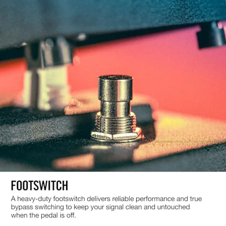 Dunlop CBJ95 Cry Baby Junior Wah, kompaktes Wah Effektpedal mit 3-Wege Voicing Schalter und einstellbarem Widerstand, Metallgehäuse – Bild 9