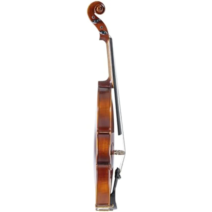 Gewa Allegro Violin Set 4/4 OC MB, vollmassive Violine aus europäischem Holz mit braun-bernsteinfarbener Lackierung und kompletten Zubehörteilen – Bild 3