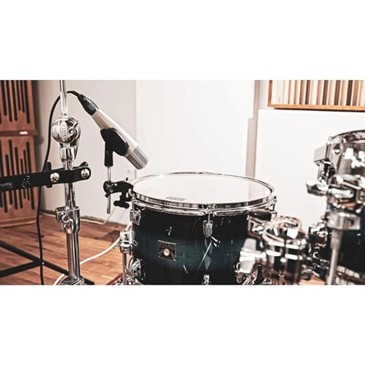 Meinl Percussion Microphone Clamp Set, Halterung für Mikrofon für Beckenständer, Stahl schwarz, 3 Mikrofonklemmen, 3 Mikrofonstangen, platzsparend und vielseitig montierbar – Bild 5