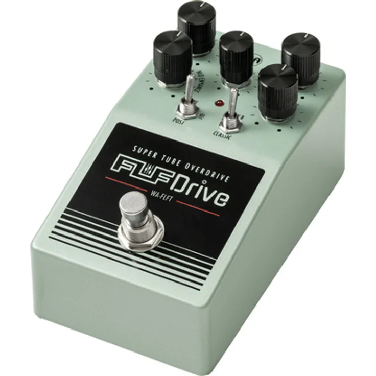 Warm Audio Fluff Drive Limited Ed. Teal, Overdrive-Pedal für E-Gitarre mit Aggressiven Mitten, Low-Boost und präziser Ansprache