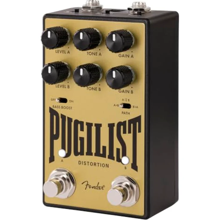 Fender Santa Ana Overdrive V2, JFET-basiertes Overdrive-Pedal mit 3-Band-EQ und interner 18-V-Stromversorgung, schwarz – Bild 3