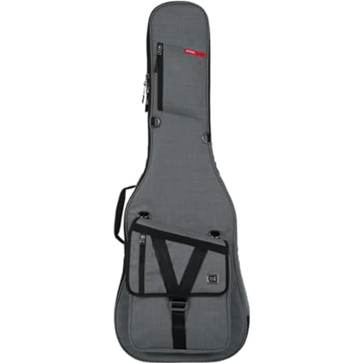 Gator Transit Series Bass Bag GR, Tasche für E-Bässe mit 20 mm Polsterung, grau – Bild 1