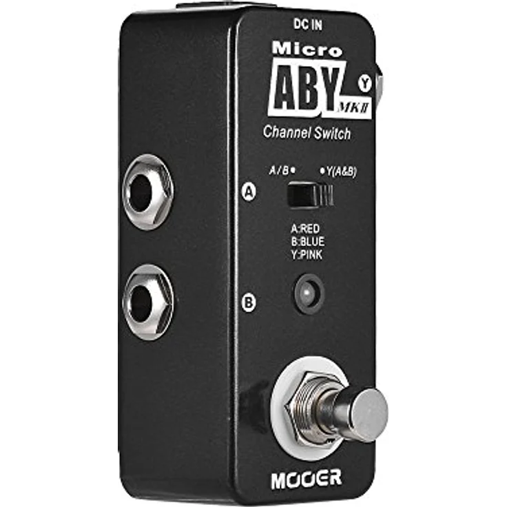 Mooer Micro ABY Box MKII, AB/Y Schalter und Signal Splitter mit 3 In-/Outputs, Metallgehäuse, kompakt 93,5 x 42 x 52 mm, 160 g – Bild 9