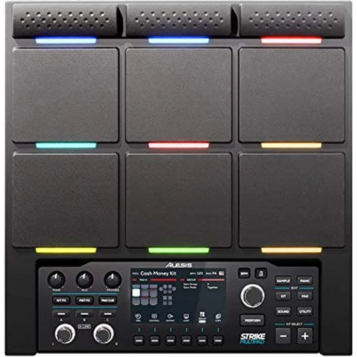 Alesis Strike MultiPad, Percussion Pad mit 9 anschlagdynamischen Pads, 8000+ Sounds, 32GB Speicher, 4,3" Farbdisplay, inklusive Ableton Live Lite Software – Bild 2