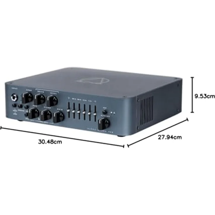 Darkglass Alpha·Omega 900, Transistor Bassverstärker mit Dual-Drive Engine, 900 Watt, inkl. Intelligent Footswitch, made in Finland – Bild 4
