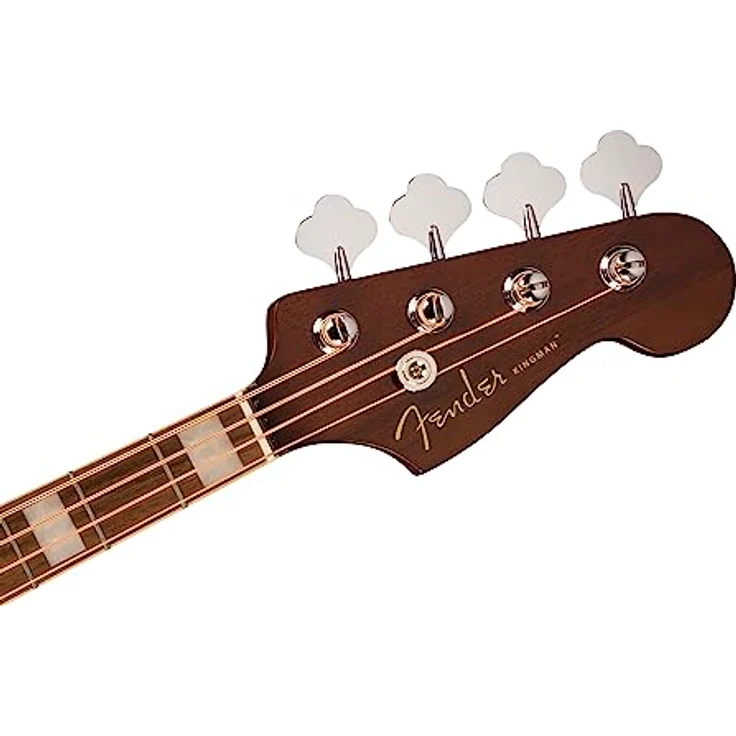 Fender Kingman Bass SEB WN, Akustikbass mit massiver Fichtendecke, Sapele Boden und Zargen, Shaded Edge Burst Finish, inkl. Gig Bag – Bild 4