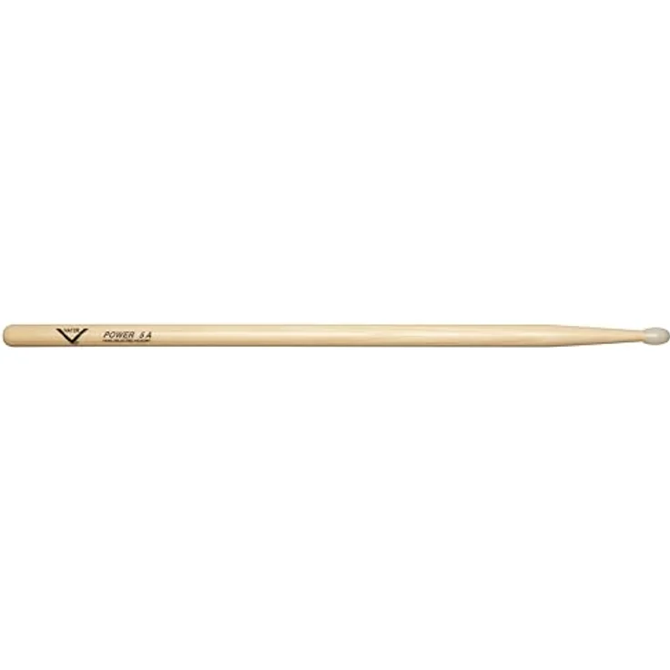 Vater 5AN Power Drum Sticks, American Hickory mit Nylon Kopf, 16 1/2" Länge, 0,580" Durchmesser – Bild 2