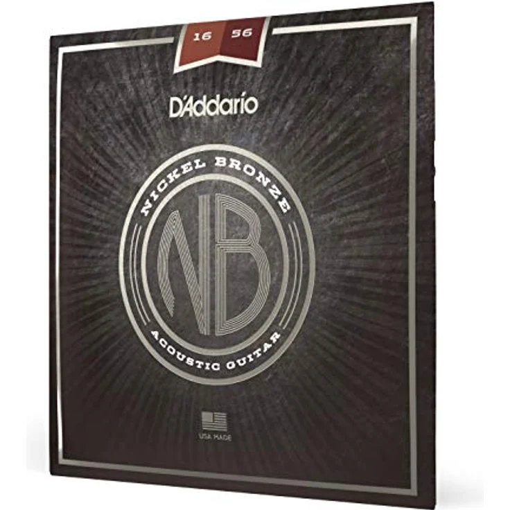 Daddario NB1656 Nickel Bronze Reso, Medium Gauge Gitarrensaitenset mit Nickel Bronze und NY Steel für verbesserte Stimmstabilität – Bild 1