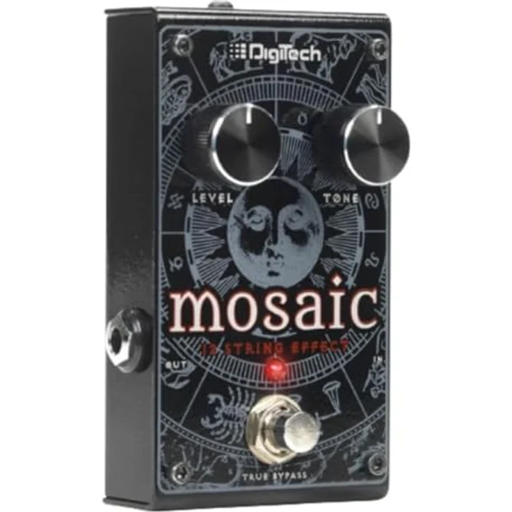 Digitech Mosaic, 12-Saiter Simulator mit polyphonem Pitch Shifting, True Bypass, 24-bit Qualität, inkl. 9V DC Netzteil – Bild 2