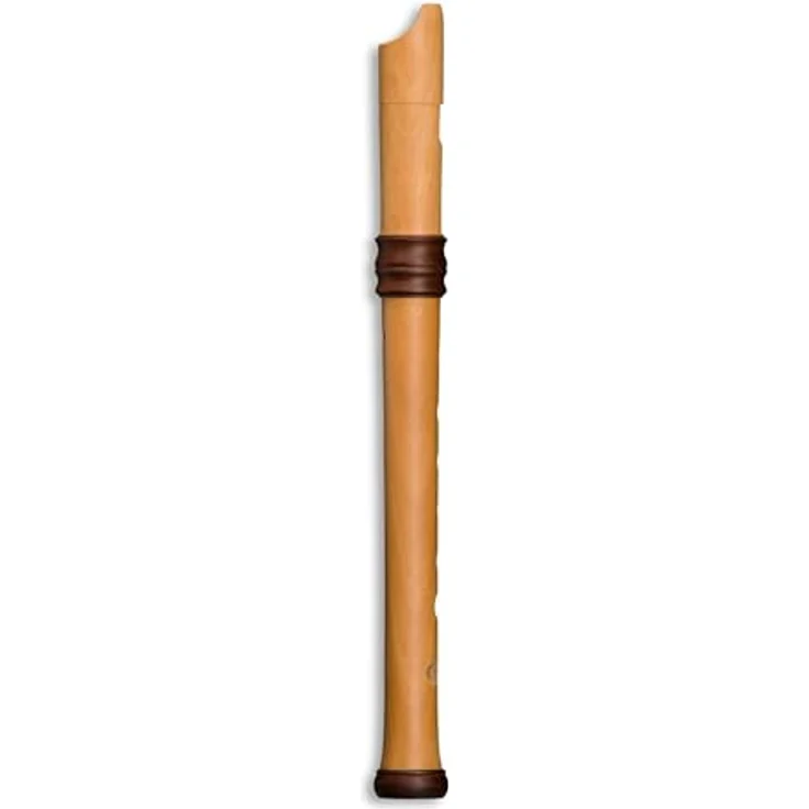 Mollenhauer 4119 Adris Dream Recorder, Sopranblockflöte aus Birnbaum, natur, barocke Griffweise, Doppelloch, 2 Oktaven Umfang, inkl. Tasche – Bild 1