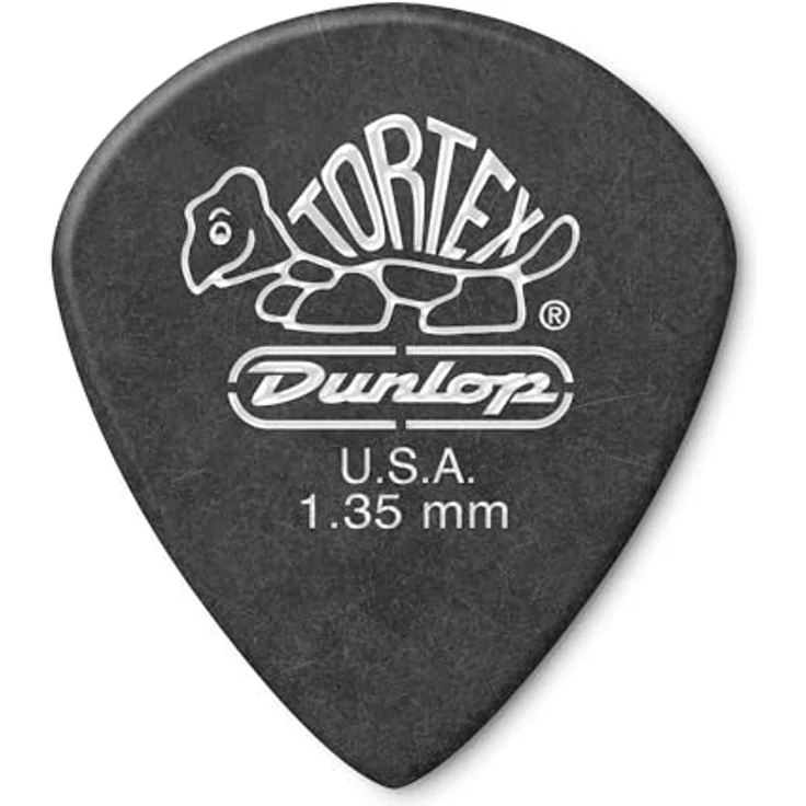 Jim Dunlop Tortex Jazz III XL Plektrum, 1,35 mm, Schwarz, 72 Stück – Bild 1