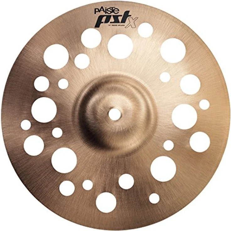 Paiste 10" PSTX Swiss Splash, Schlagzeugbecken mit seidenmatter Oberfläche und trashigem Klang – Bild 4