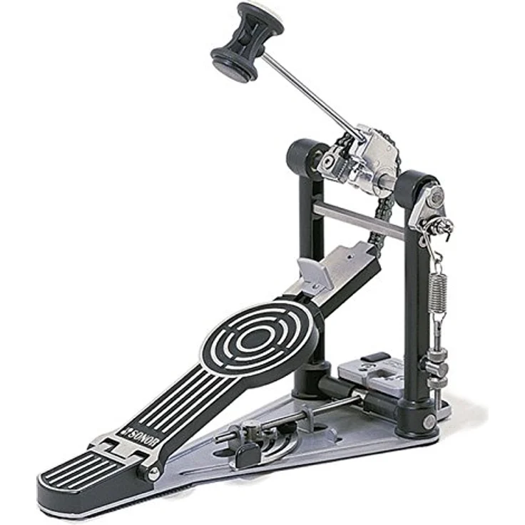 Sonor SP673 Single Bass Drum Pedal, Einzel Fußmaschine mit Bodenplatte, Smart Connect System, Docking Station, Two Way Beater und Tasche – Bild 1
