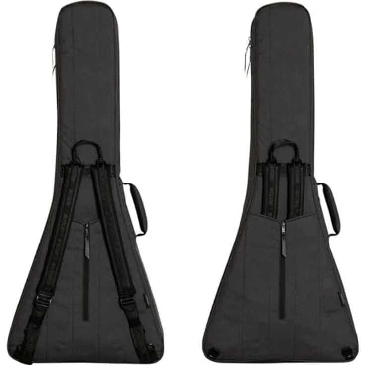 Ritter Bern Flying V Guitar ANT, Gitarrentasche mit 28 mm Polsterung, anthrazit, inkl. Rucksackgurte und Zubehörtaschen – Bild 2