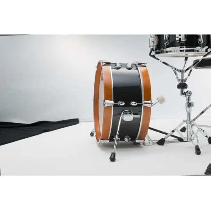 Tama Club Jam Mini Kit - CCM, Kompakter Kesselsatz mit 18"x7" Bass Drum und 12"x5" Snare, Farbe: Charcoal Mist – Bild 2